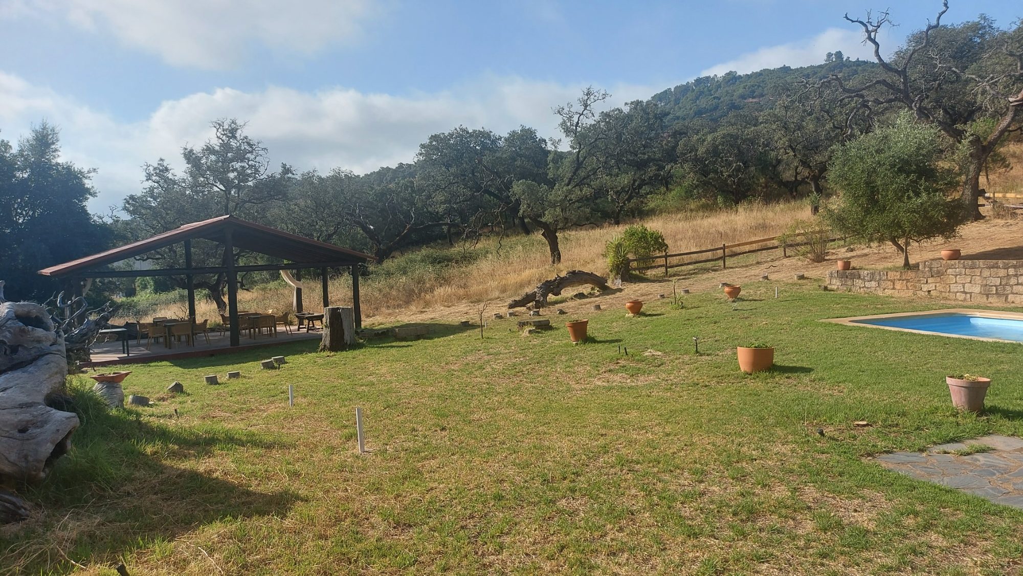 Paisajismo de la Casa Rural Arroyo de la Jara · Almonaster la Real, Huelva (imagen 3)