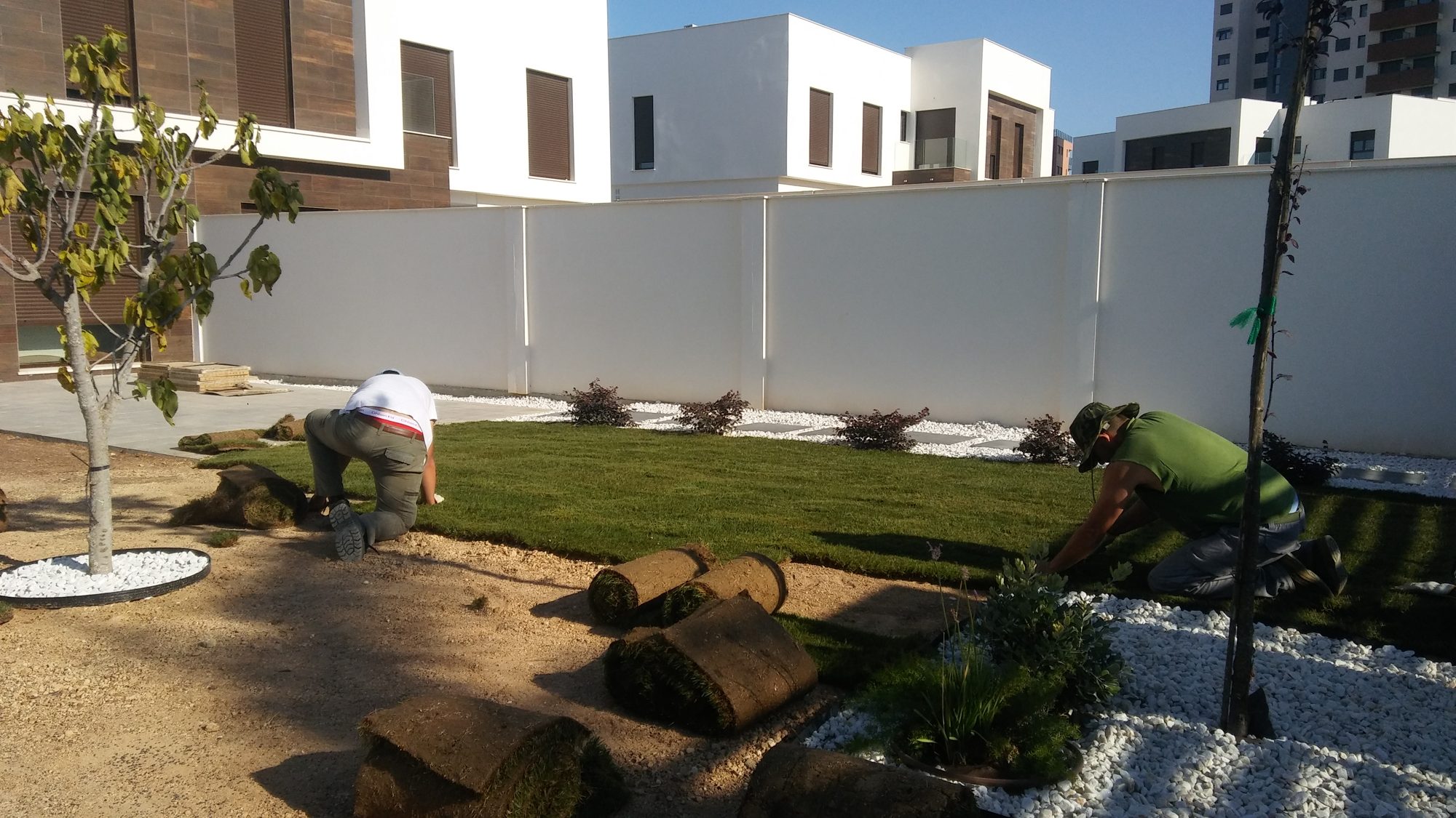 Jardín geométrico en Entrenúcleos — Dos Hermanas, Sevilla · fotografía 7