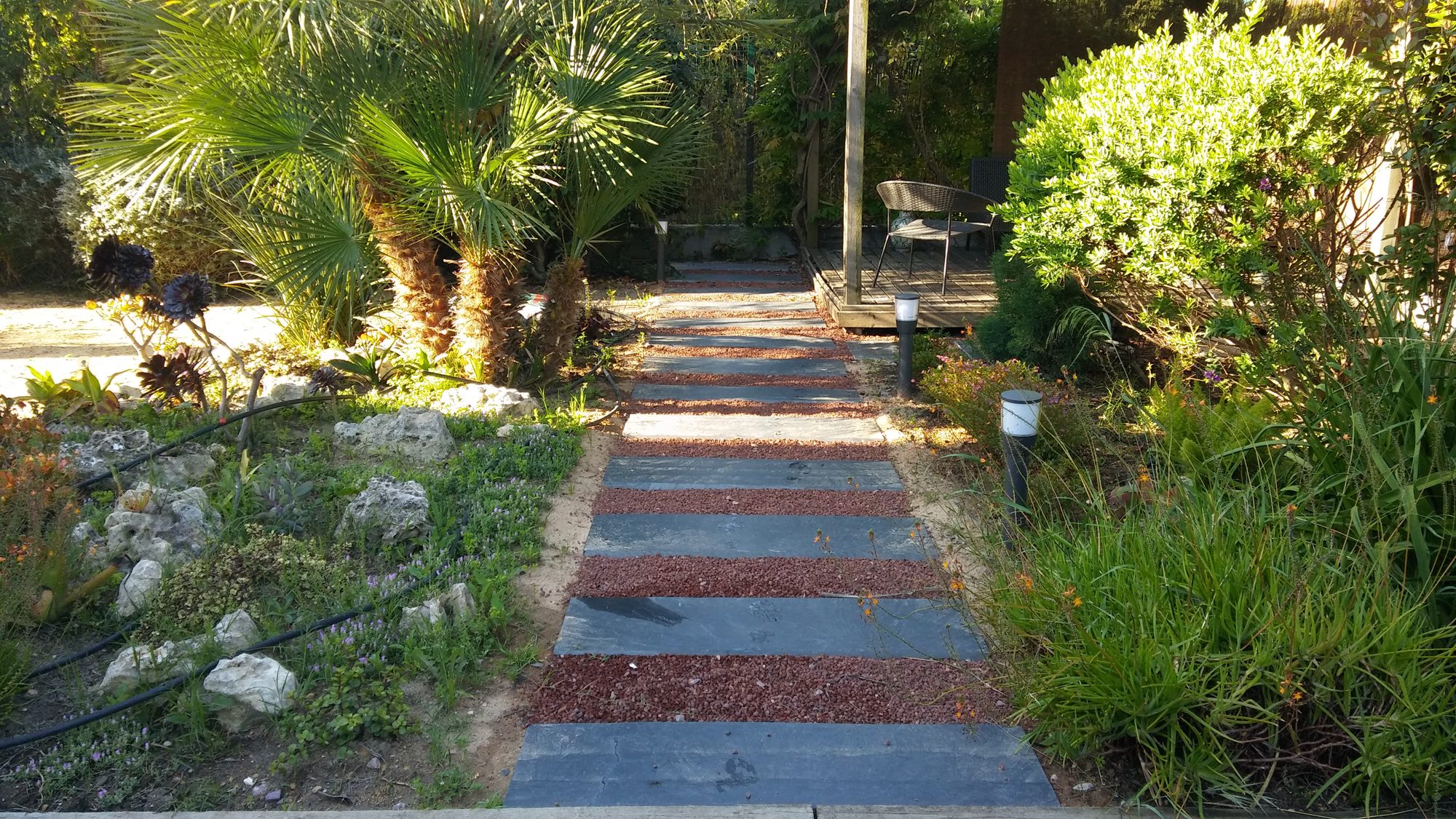 Reforma de jardín en Rosa de Luxemburgo — Tomares, Sevilla · fotografía 4