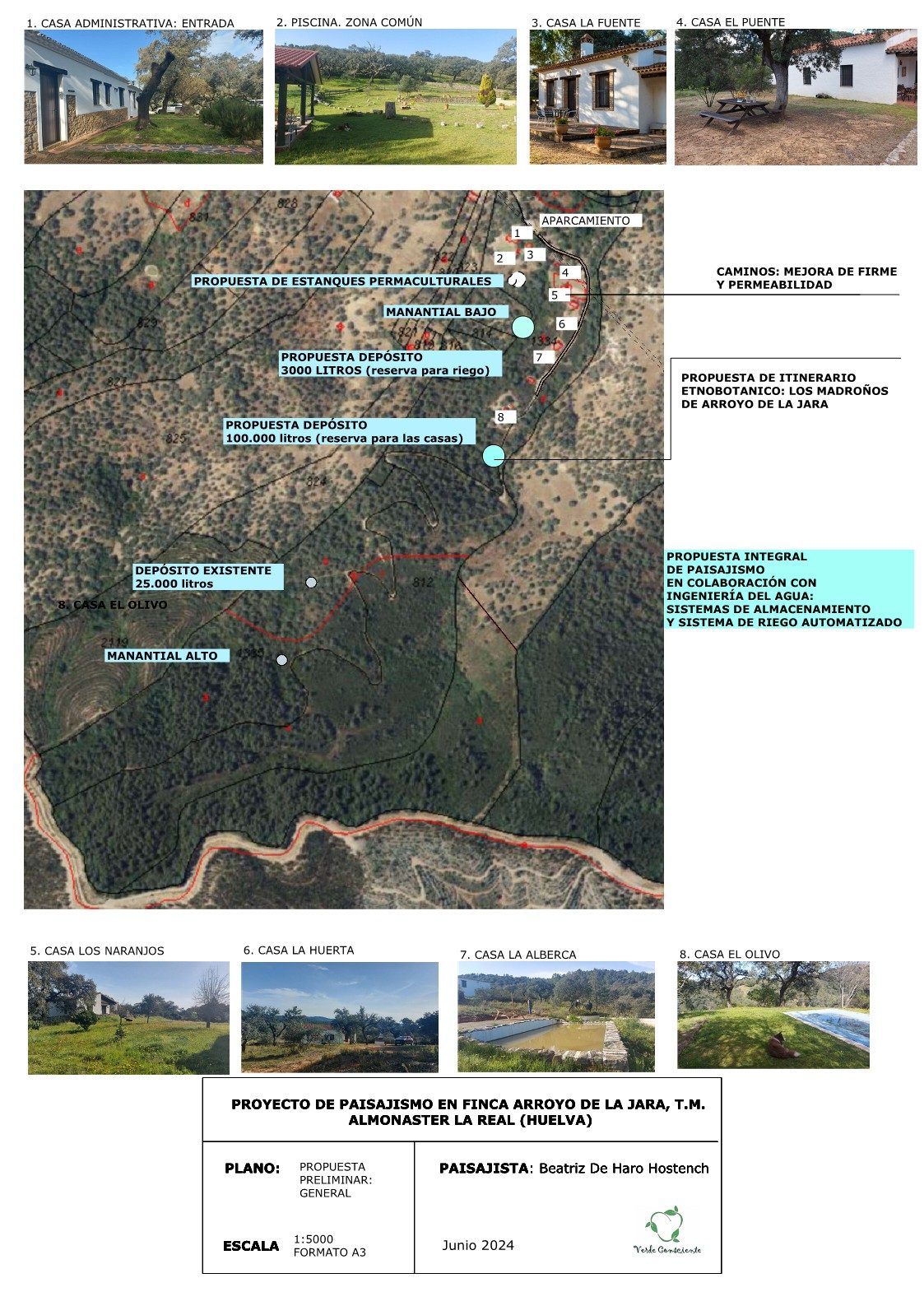 Paisajismo de la Casa Rural Arroyo de la Jara · Almonaster la Real, Huelva (imagen 4)