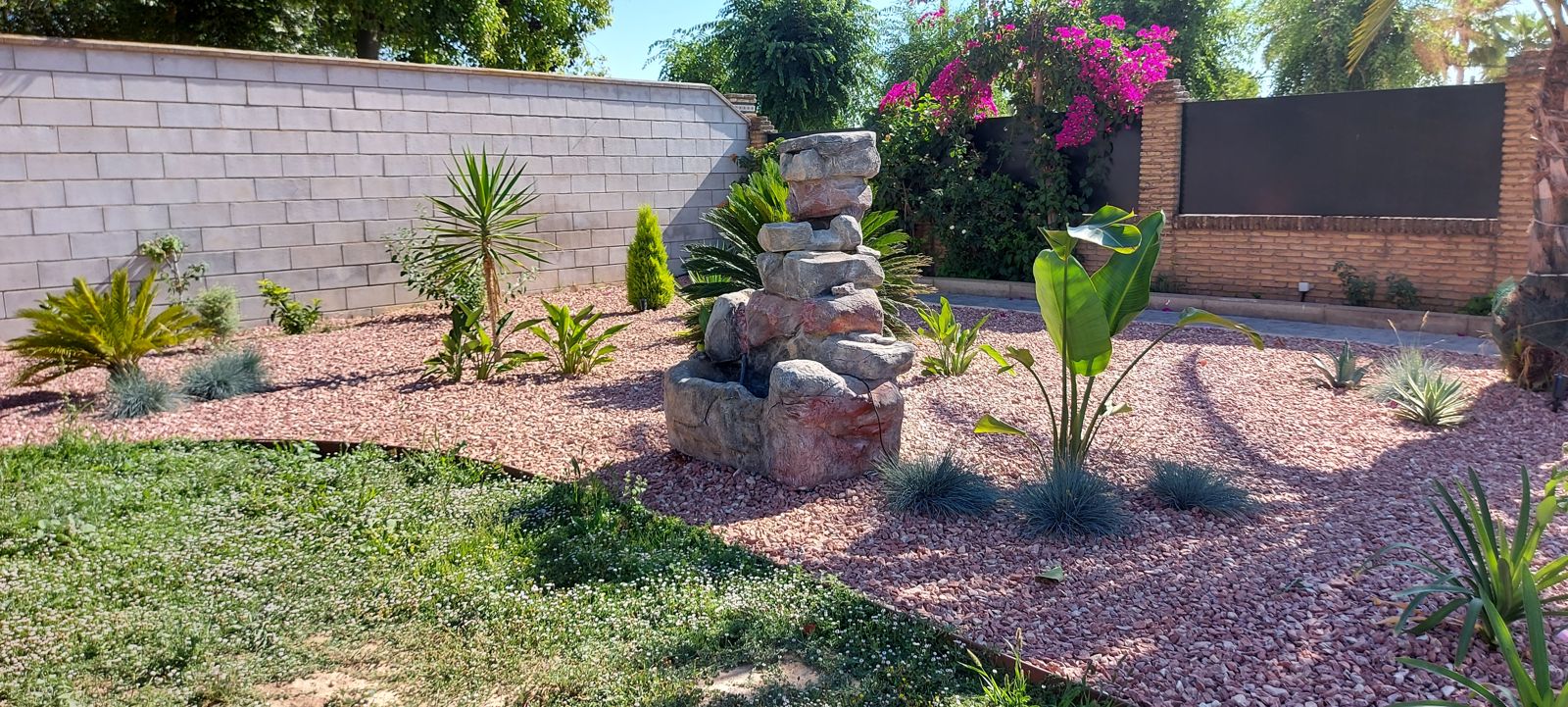 Creación de jardín en Villanueva del Ariscal — detalle 2