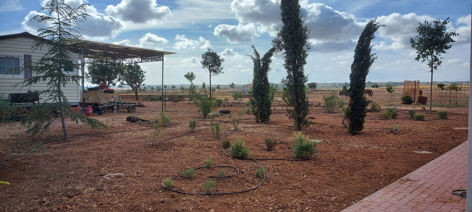 Paisajismo de finca rural en El Ventanar